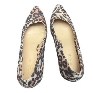 Jessica Simpson leopard pumps
